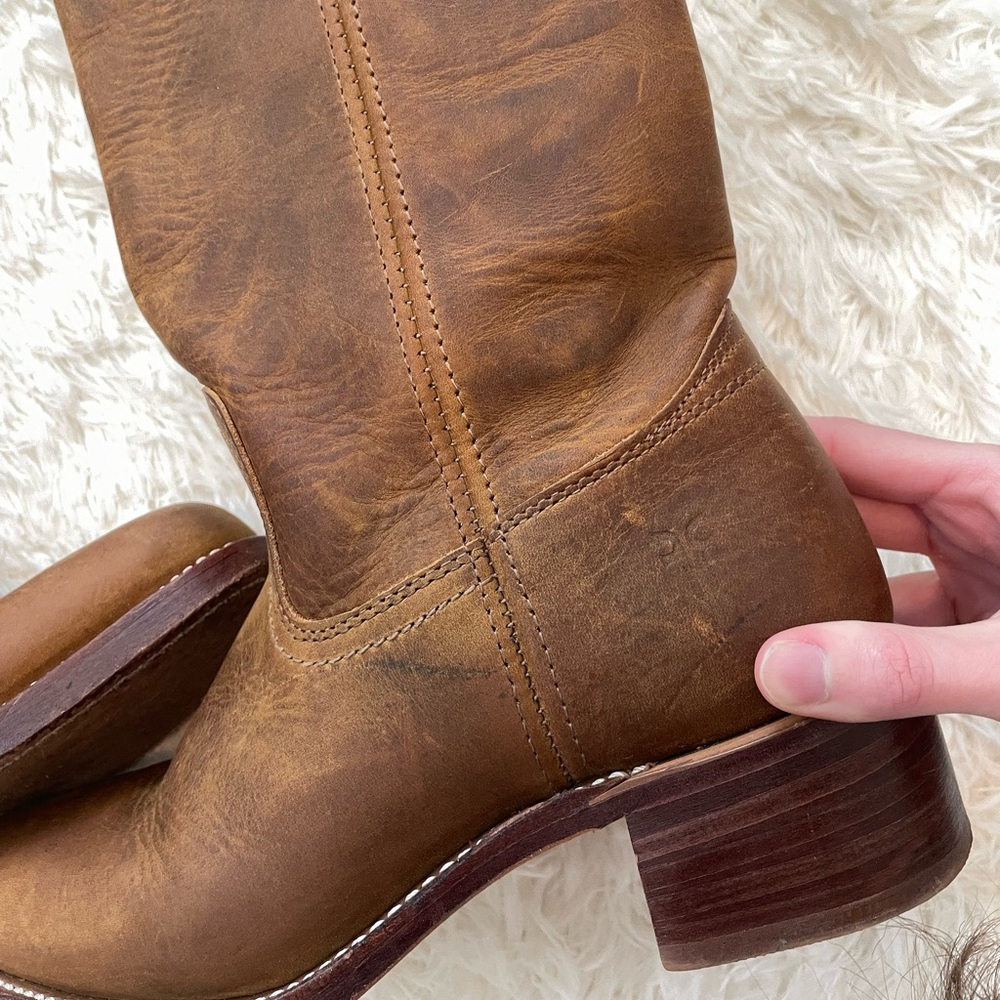 Brown Frye campus boots - Picture 3 of 13